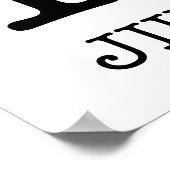 POSTER I LOVE JIU JITSU (Coin)