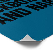 Poster I Love Kickboxing And Naps Shirt Funny Kickbox Say (Coin)