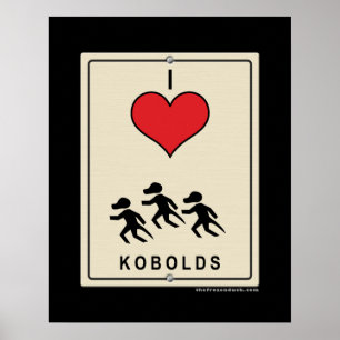 Poster I Love Kobolds