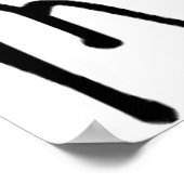 Poster I Love Monkeys Cute Handwritten Typography (Coin)