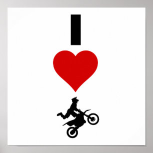 Poster I Love Motocross (Vertical)