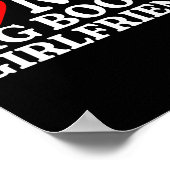 Poster I Love My Big Booty Girlfriend Heart My Big Booty (Coin)