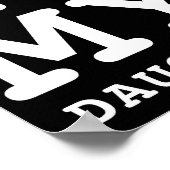 Poster I Love My Daughter Photo Text Parents  (Coin)