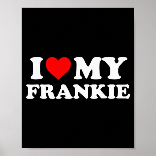 Poster I Love My Frankie (Devant)