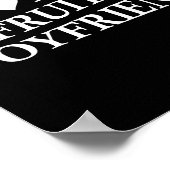 Poster I Love My Fruity Boyfriend Funny Girlfriend Humor  (Coin)