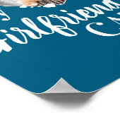 Poster I Love My Girlfriends Cat Photo (Coin)