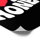 Poster I Love My Honey Funny Says In Love (back Print)  (Coin)