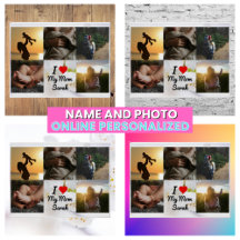 I Love My Mom Photo Collage Mother Modern