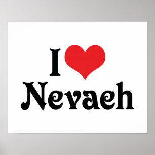 Poster I Love Nevaeh