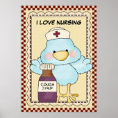 Poster I Love Nursing (Devant)