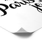 Poster I Love Paris Je t'aime (Coin)