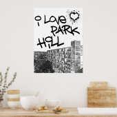Poster I Love Park Hill (Cuisine)