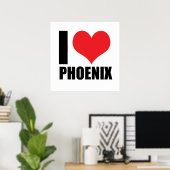 Poster I love Phoenix (Bureau à domicile)