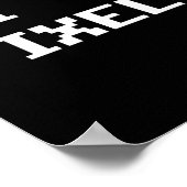 Poster I Love Pixels C64 Fans Heart Gaming Shirt Funny Vi (Coin)