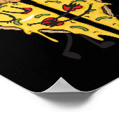 Poster I Love Pizza Fun Fast Food (Coin)