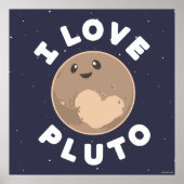 Poster I Love pluton (Devant)