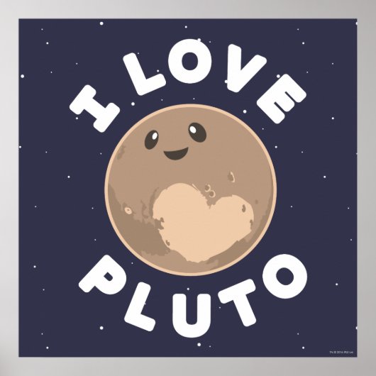 Poster I Love pluton (Devant)