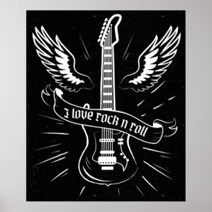 Poster I Love Rock N Roll
