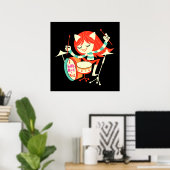 Poster I Love Rock 'n' Roll (Bureau à domicile)