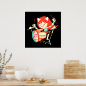 Poster I Love Rock 'n' Roll (Cuisine)