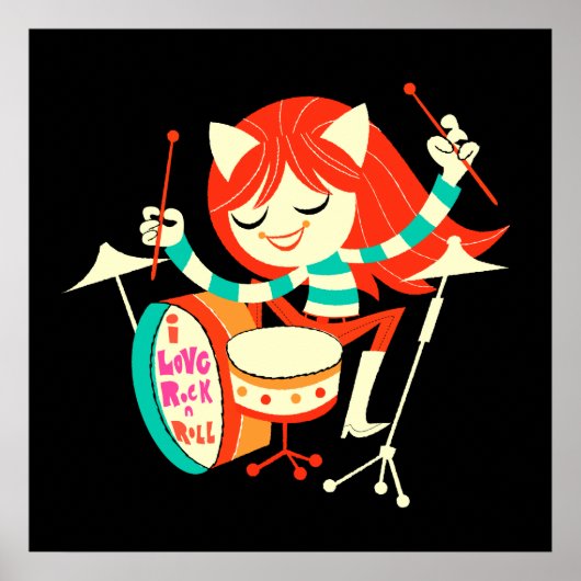 Poster I Love Rock 'n' Roll (Devant)