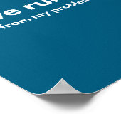 Poster I Love Running From My Problems Funny Quotes  (Coin)