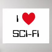 Poster I Love Sci-Fi (Devant)