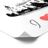 Poster I Love Slonim Belarus Architecture Church (Coin)