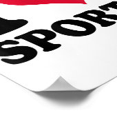 Poster I Love Srts Fitness Motivation  (Coin)