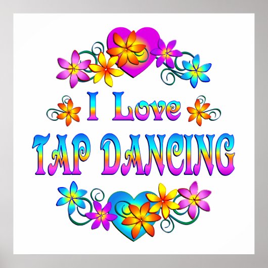 Poster I Love tap (Devant)