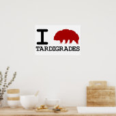 Poster I Love Tardigrades (Cuisine)