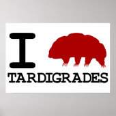 Poster I Love Tardigrades (Devant)