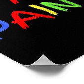 Poster I Love To Finger Paint Tiny Red Heart I'm Paint Va (Coin)