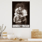 Poster I Love to Love a Mason, 1908 (Cuisine)