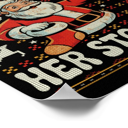 Poster I Love To Stuff Her Stocking Jingle His Bells Ugly (Coin)