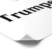 Poster I Love Trumpet Red Heart of Music Notes (Coin)