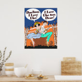 Poster I Love Uke (Cuisine)