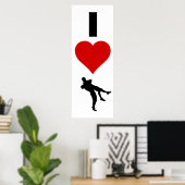 Poster I Love Wrestling (Vertical) (Bureau à domicile)