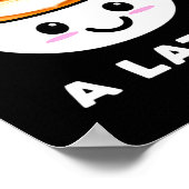 Poster I Love You A Latte Funny Cute Coffee Heart Valenti (Coin)