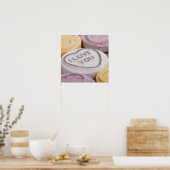 Poster "I Love You" Candy Gros plan (Cuisine)