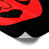 Poster I Love You Hand Sign Asl Valentine' Day Funny Wome (Coin)