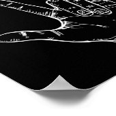 Poster I Love You Hand Sign Language Butterfly Autism (Coin)