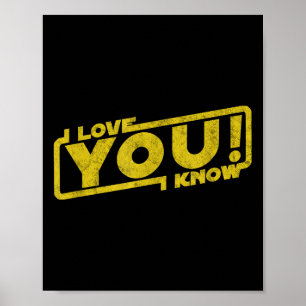 Poster I Love You I Know - Blockbuster Movie Citation Cad