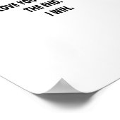 Poster I Love You More Clean Typography  (Coin)