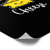 Poster I Love You More Than Cheese Funny Kawaii Valentine (Coin)