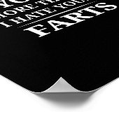 Poster I Love You More Than I Hate Your Farts Funny Coupl (Coin)