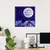 Poster I Love You To the Moon and Back (Bureau à domicile)