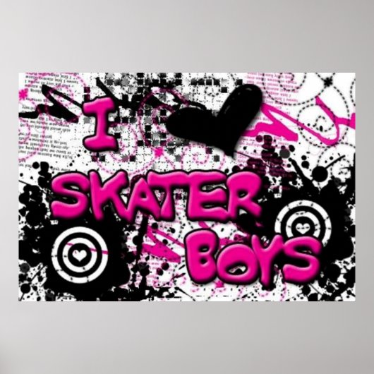 Poster I Luv Skater Boys (Devant)