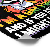 Poster I`m A Gay Furry And If You Ask Nicely I Might Lift (Coin)