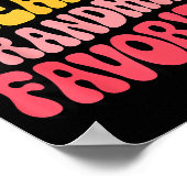 Poster I’m Clearly Grandma’s Favorite Funny Granddaughter (Coin)